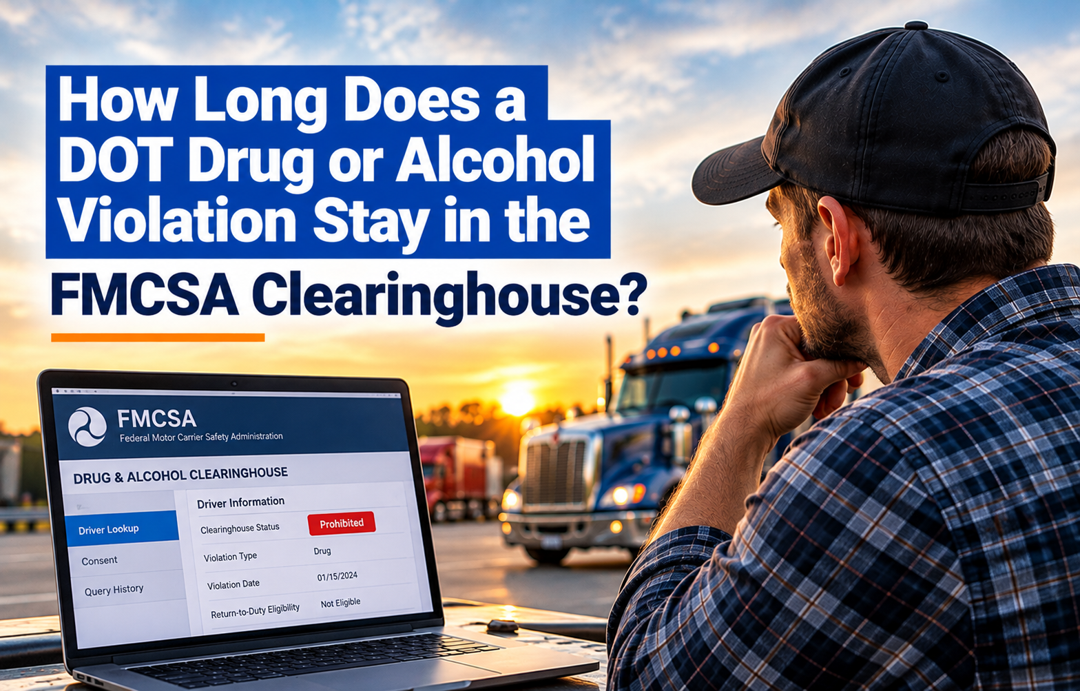How Long Does a DOT Drug or Alcohol Violation Stay in the FMCSA Clearinghouse?